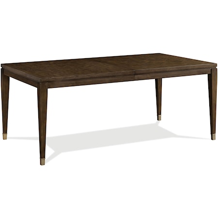 Transitional Rectangle Dining Table with 18" Leaf