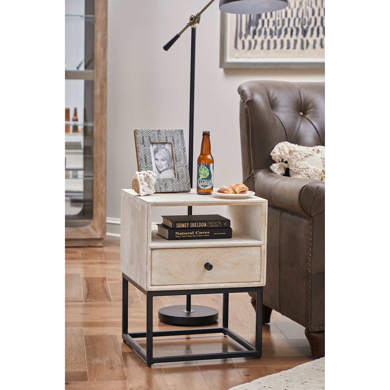 Accentrics Home Accents Mid-Century Modern Side Table