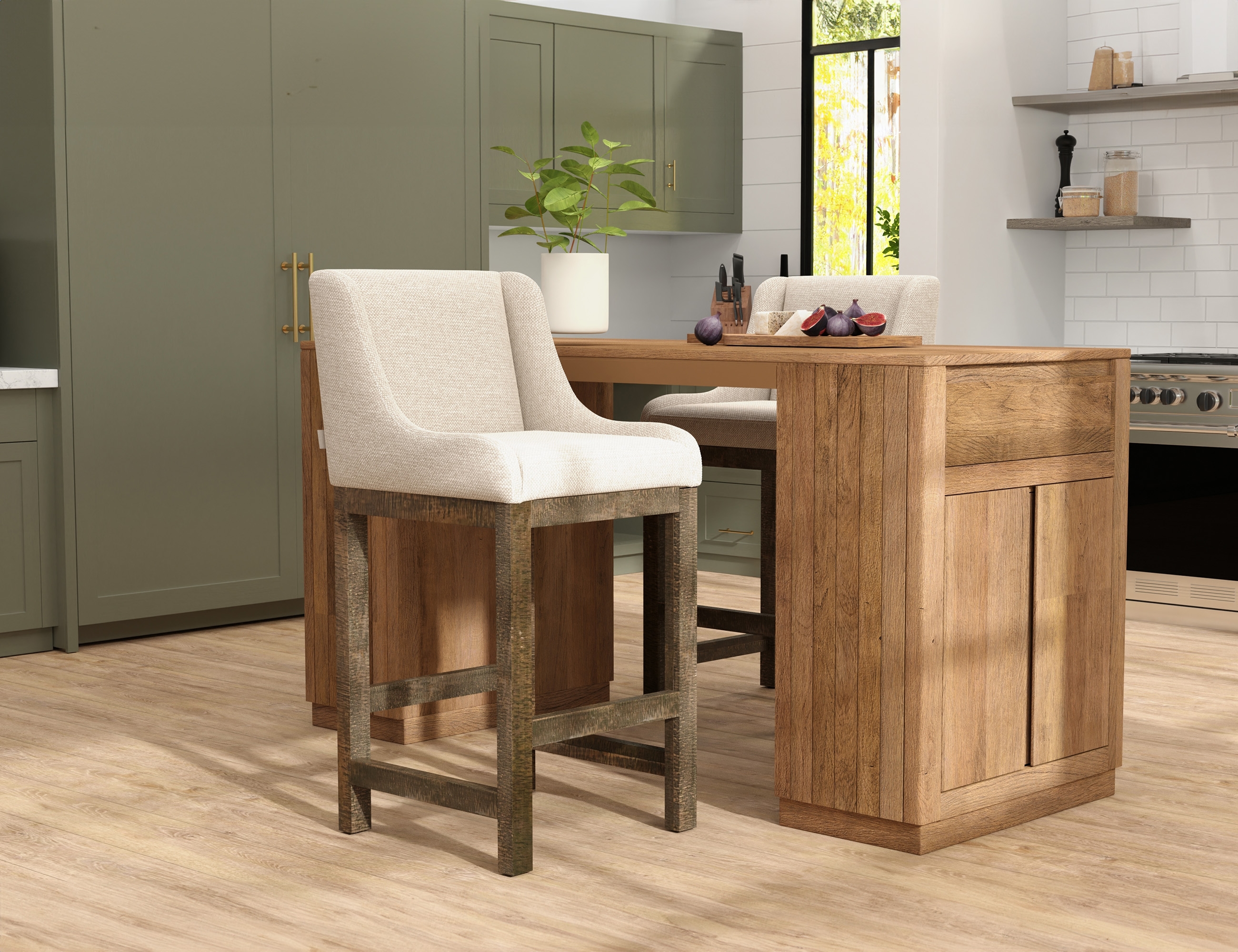 Uprooted Seating Upholstered 30" Barstool