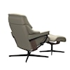 Stressless by Ekornes Reno Reno Large Recliner and Ottoman