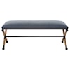 Uttermost Firth Firth Rustic Navy Bench