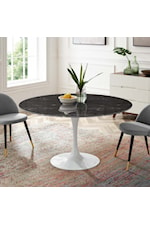 Modway Lippa 60" Oval Dining Table