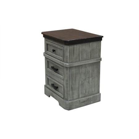 3-Drawer Nightstand