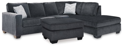 2-Piece Sleeper Sectional And Ottoman