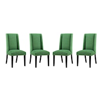 Dining Chair Fabric Set of 4