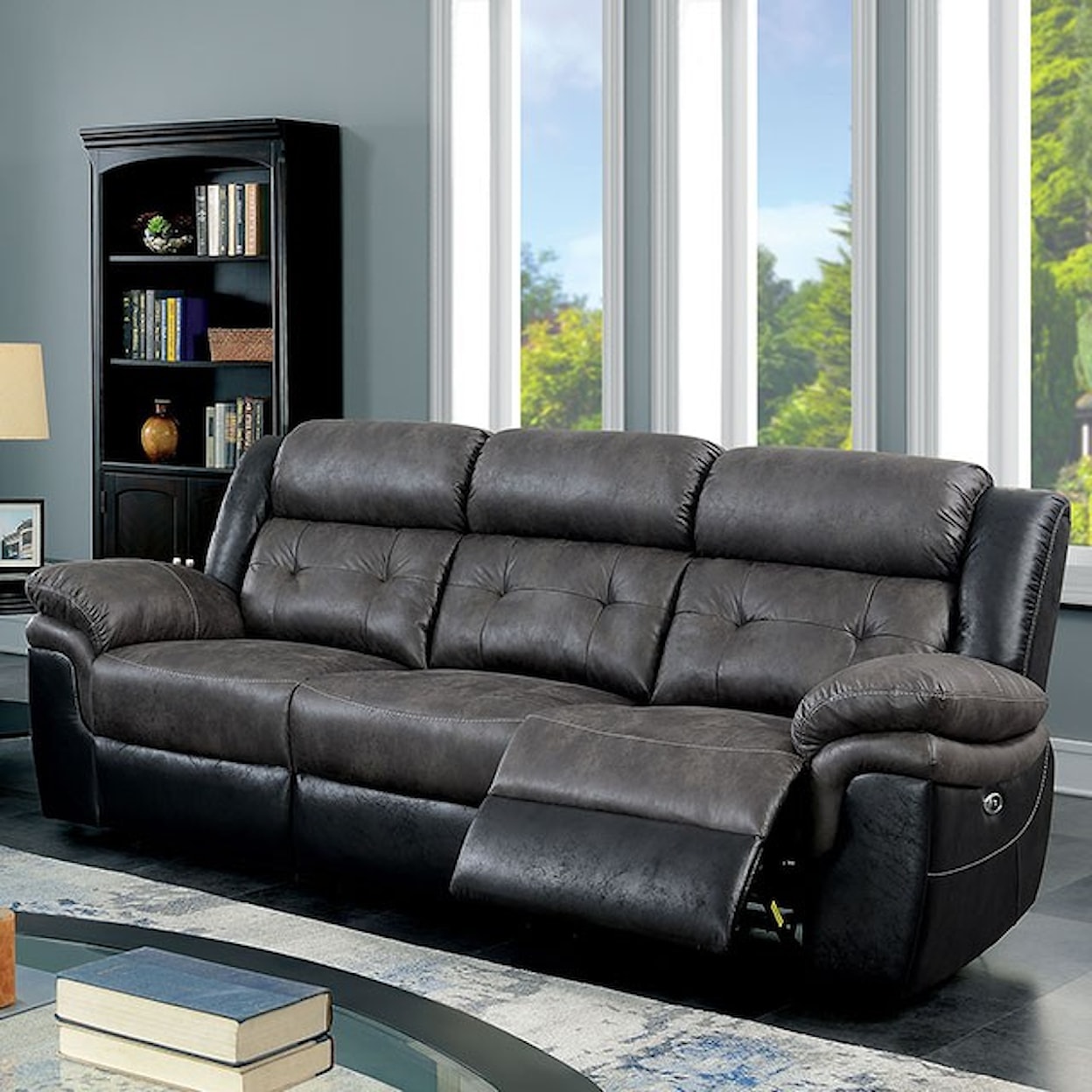 Furniture of America Brookdale Power Motion Sofa
