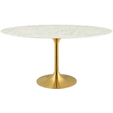 60" Oval Dining Table