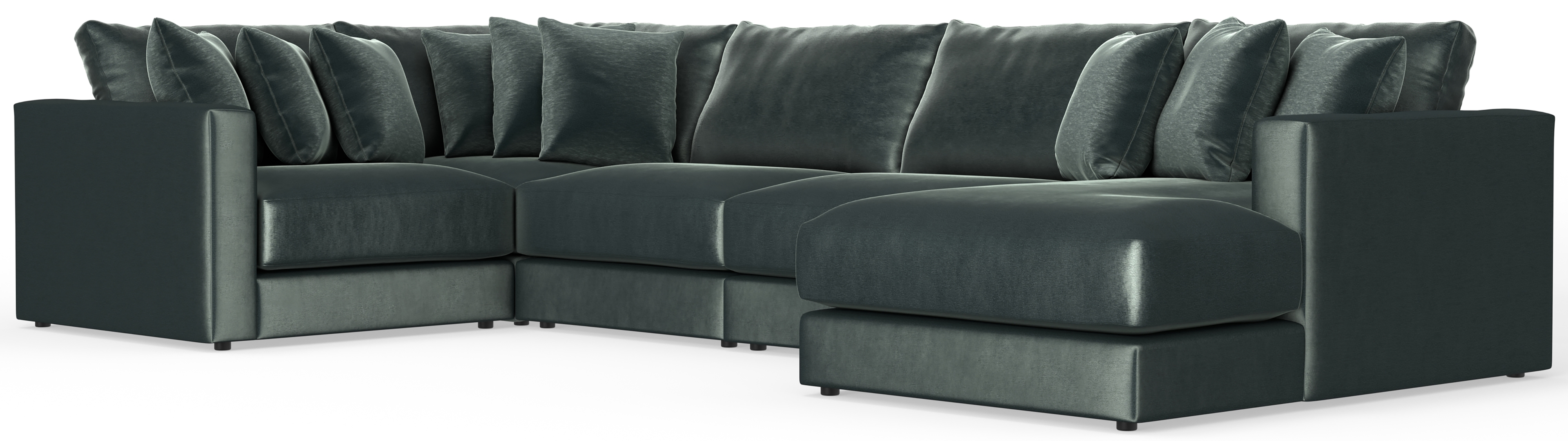 Contemporary 5-Piece Sectional Sofa with Chaise