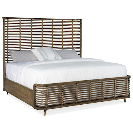 King Rattan Bed