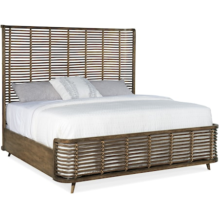King Rattan Bed