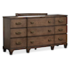 Magnussen Home Sugar Mill Bedroom Dresser & Mirror Set