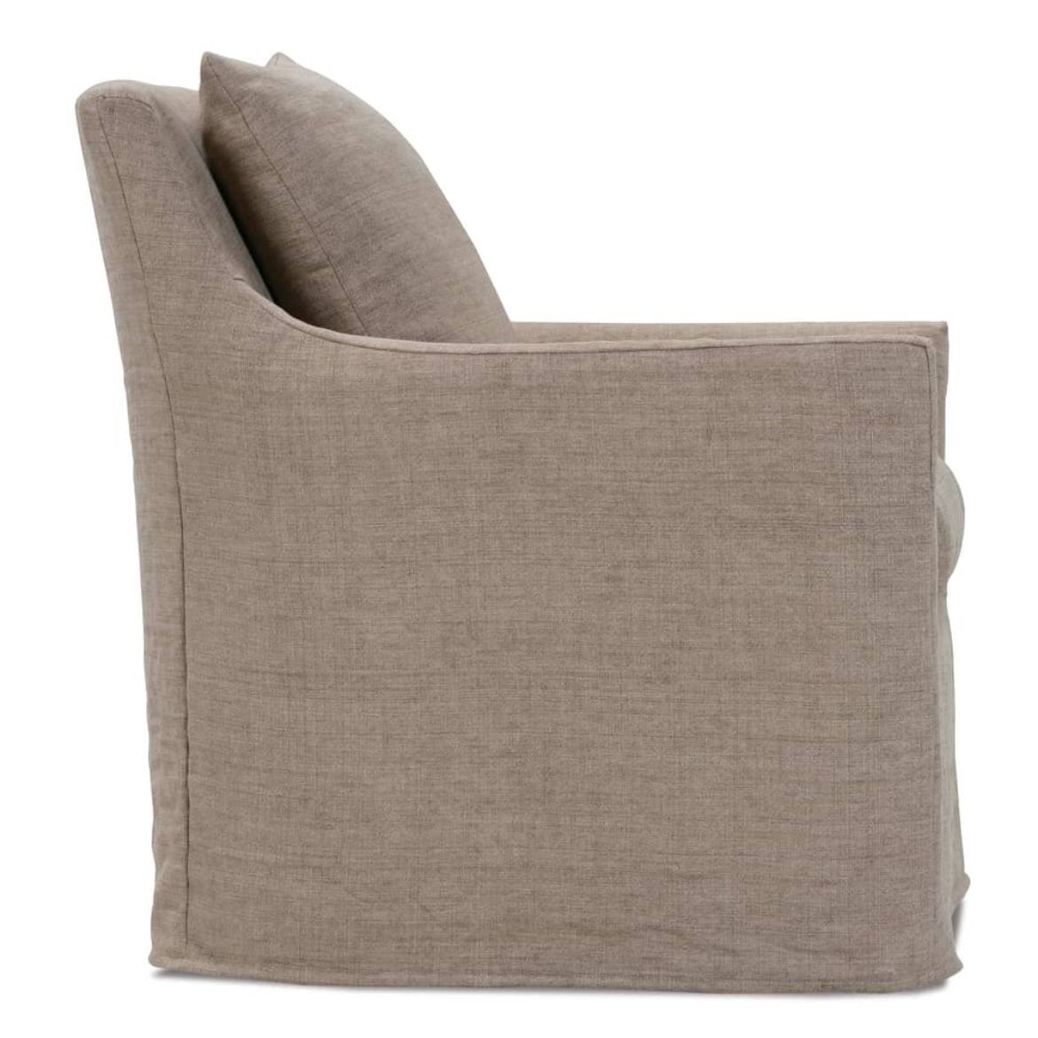 Rowe Ingrid Slipcovered Swivel Glider