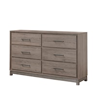 Contemporary 6-Drawer Dresser