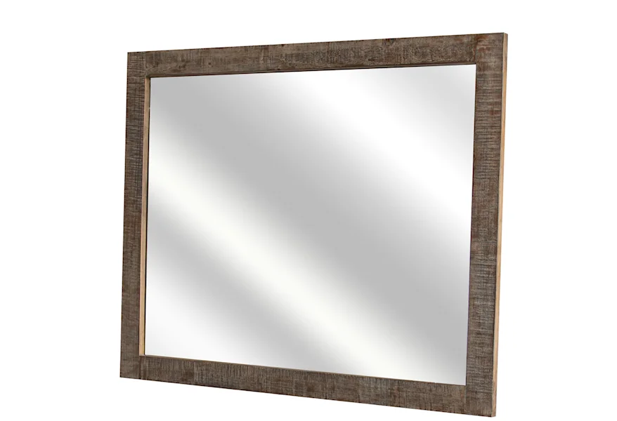 Antique Multicolor Mirror by International Furniture Direct at VanDrie Home Furnishings