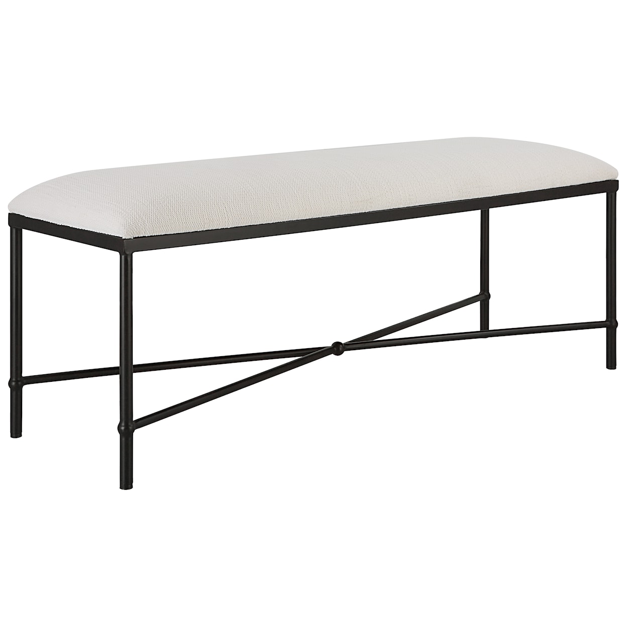 Uttermost Avenham Avenham Black Framed Bench