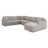 Benchcraft Katany 6-Piece Sectional with Chaise