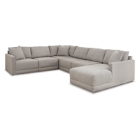 6-Piece Sectional with Chaise