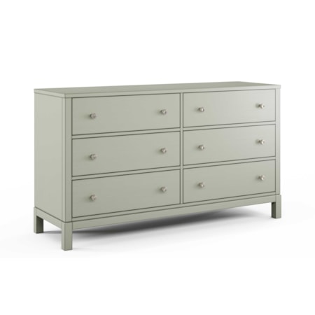 6-Drawer Double Dresser