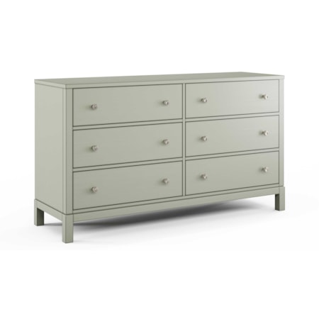6-Drawer Double Dresser