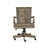 Magnussen Home Tinley Park Home Office Upholstered Swivel Chair