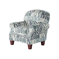 Accent Chair with Rolled Arms