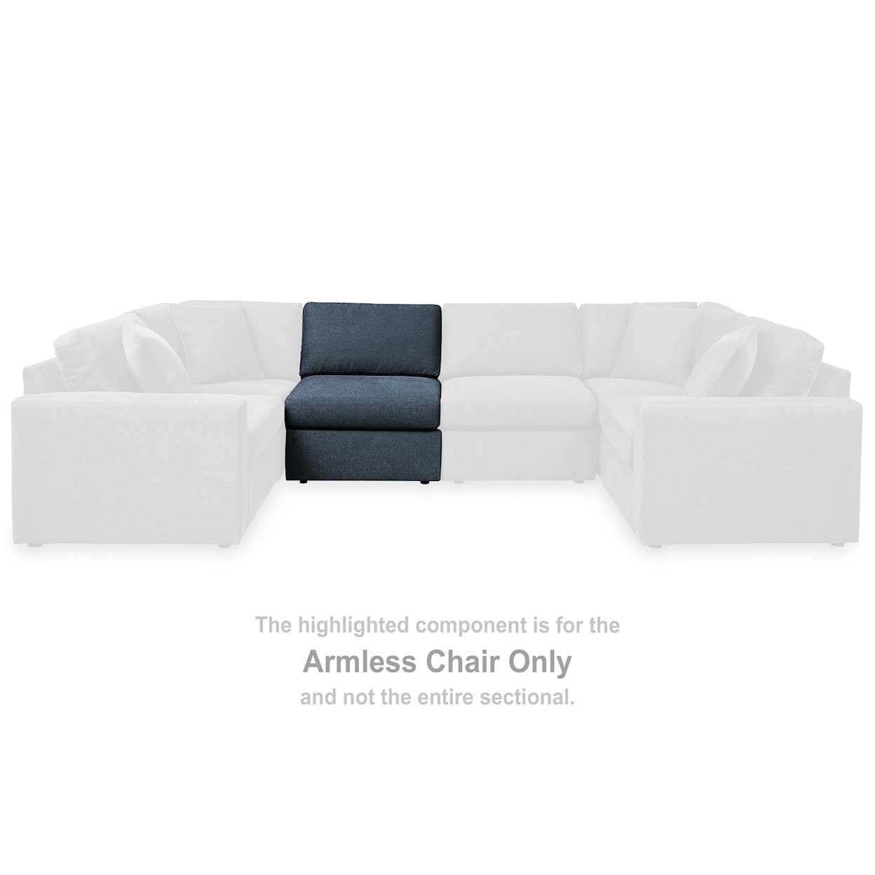 Signature Design by Ashley Modmax Armless Chair