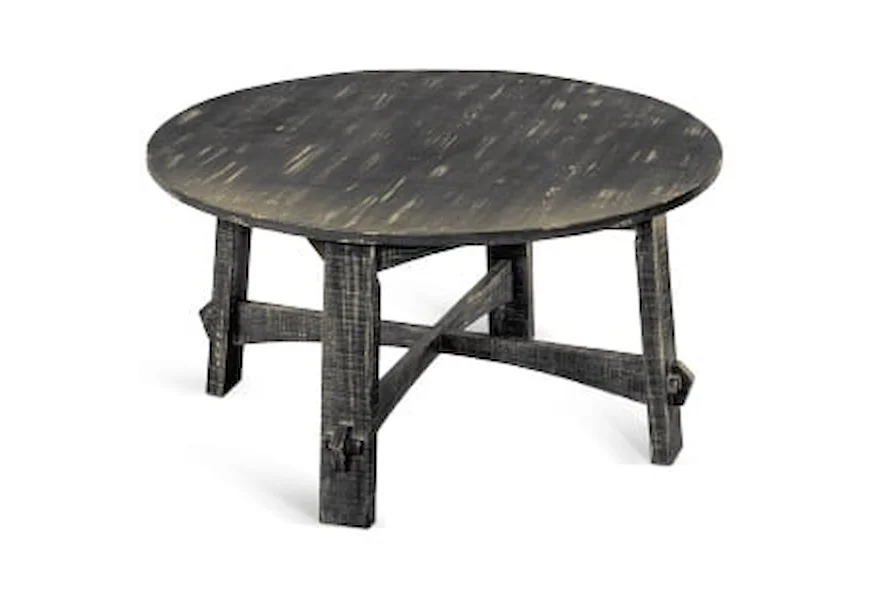 Marina  Black Sand Round Coffee Table by Sunny Designs at Conlin's Furniture