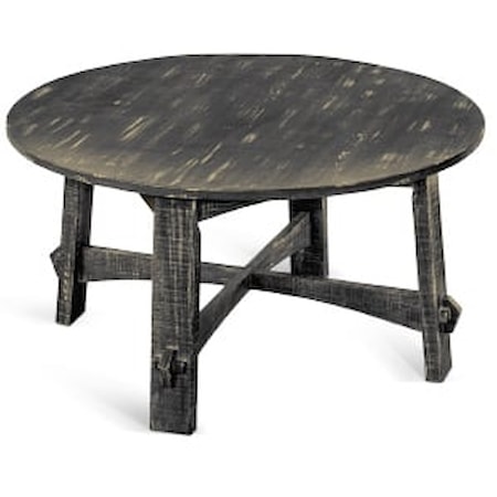 Black Sand Round Coffee Table