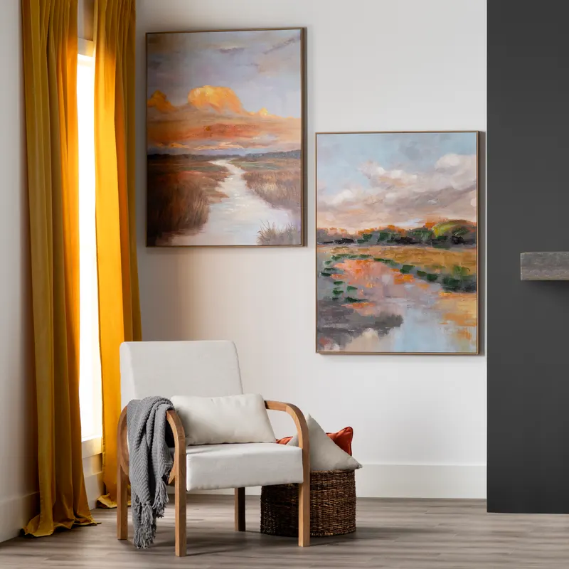 Talmo Canvas Art - Set of 2