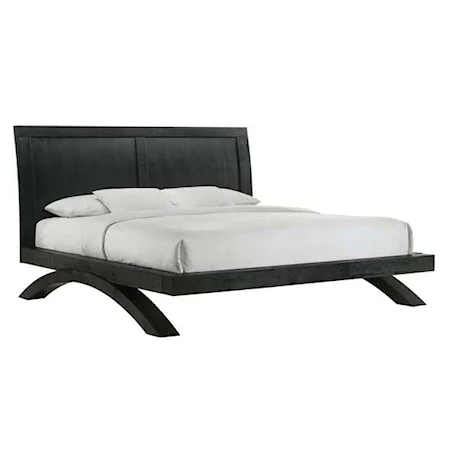 Modern King Bed In Black