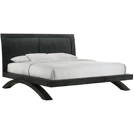 Modern King Bed In Black