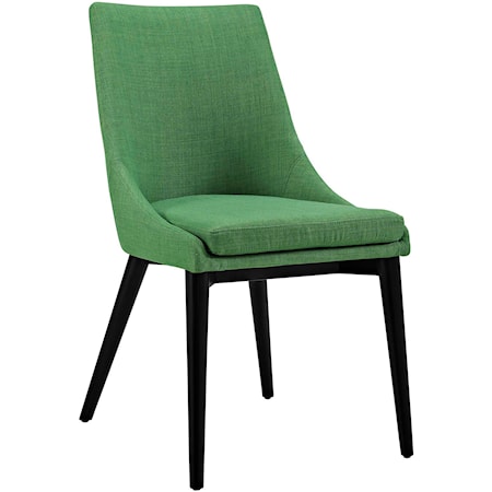 Viscount Contemporary Upholstered Dining Side Chair - Kelly Green