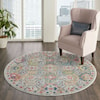 Nourison Ankara Global 6' Round  Rug