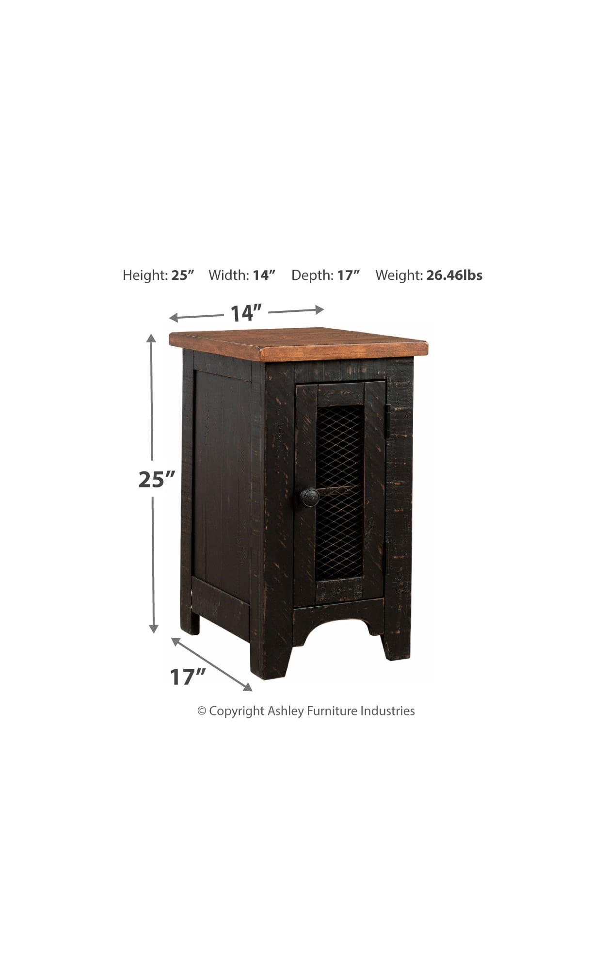 Signature Design by Ashley Valebeck Coffee Table and 2 Chairside End Tables