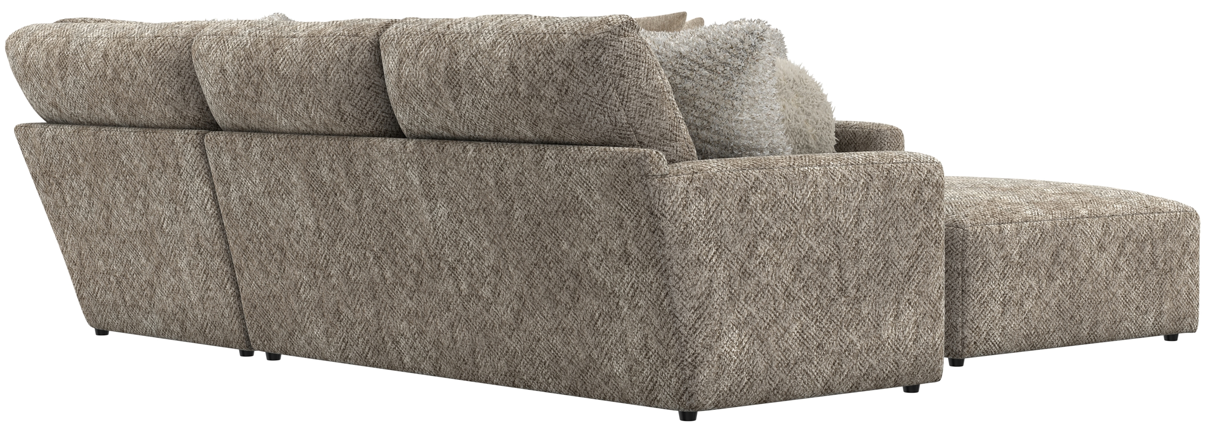 Jackson Furniture Turner 4-Piece Sectional Sofa with Cocktail Ottoman