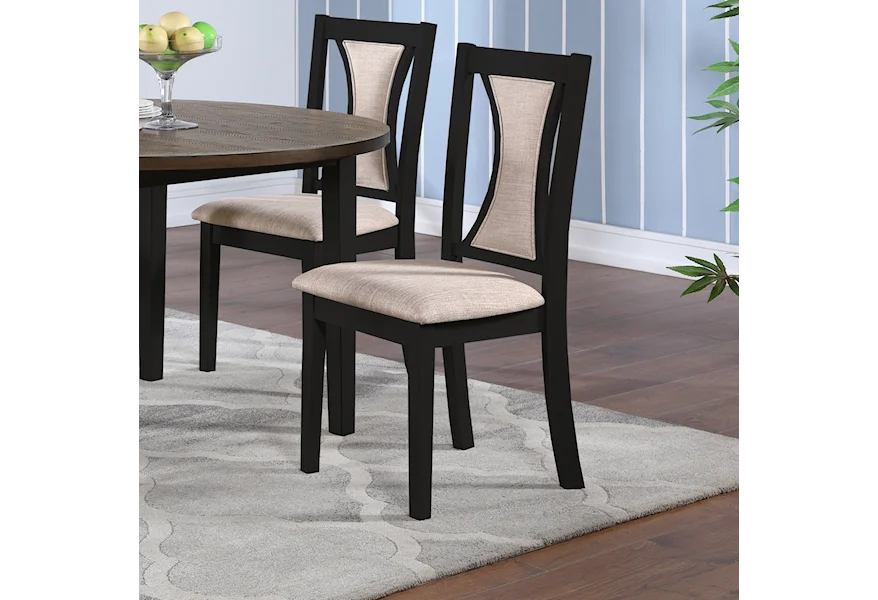 Hudson Set of 2 Side Chairs by New Classic at Wilson's Furniture