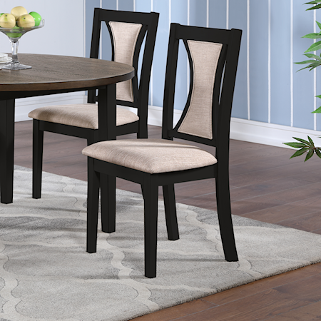 Farmhouse Set of 2 Side Chairs