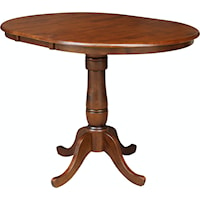 Transitional Round Extension Table