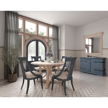 7-Piece Round Dining Set