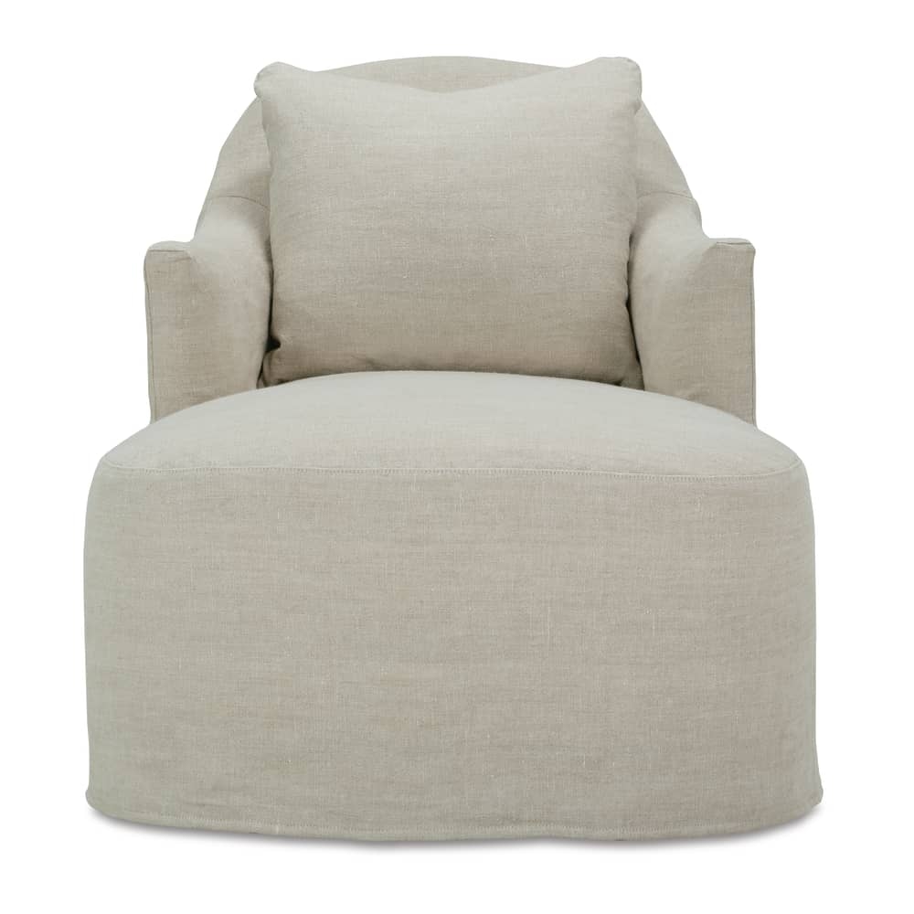 Slipcovered Chaise Chair