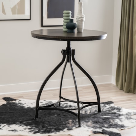 Hawkford Adjustable Bar Table