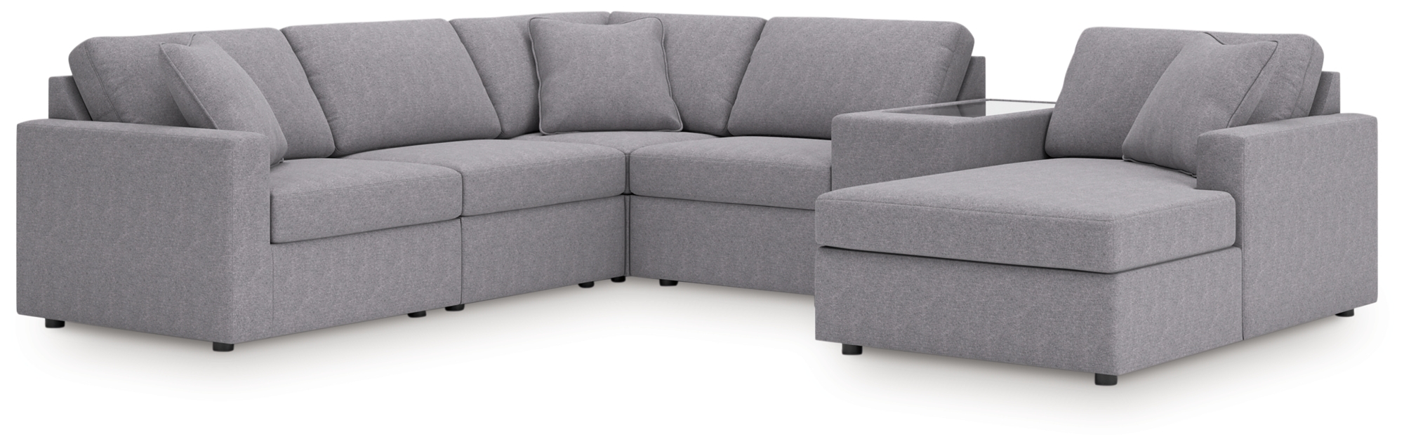 6-Piece Sectional With Chaise