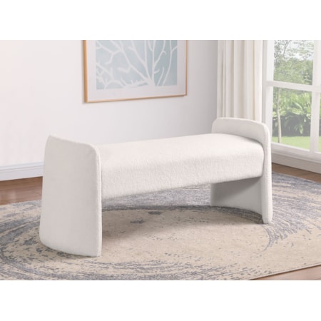 Peoria Velvet Accent Bench