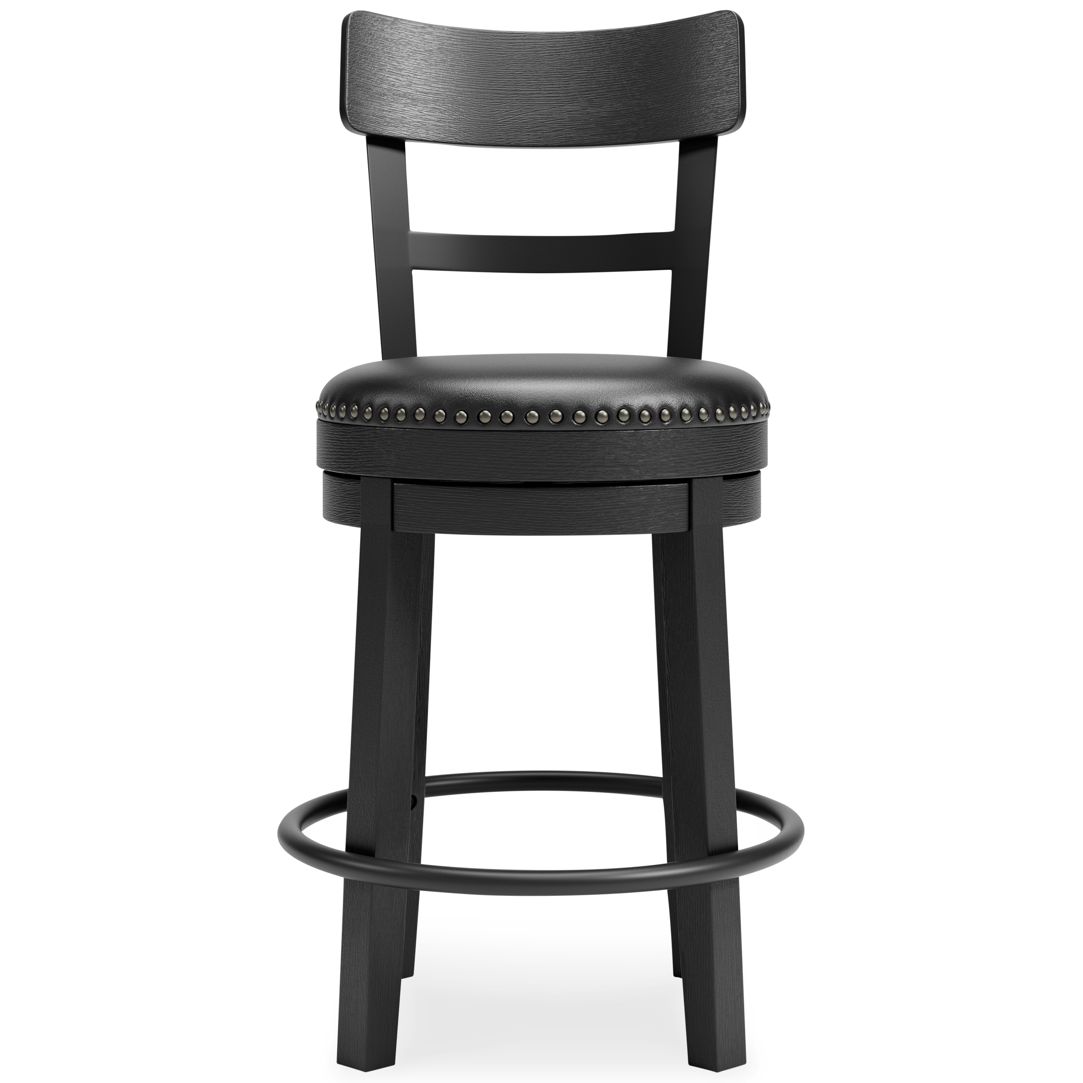 Counter Height Upholstered Swivel Barstool