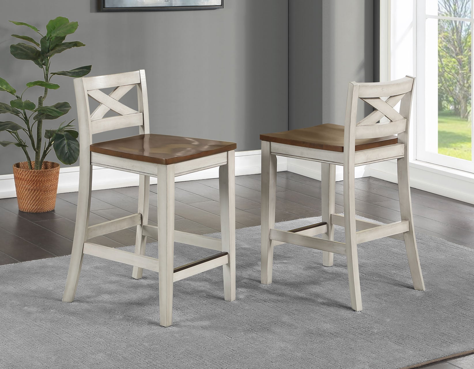 Steve Silver Lindale 5-Piece Counter Dining Set