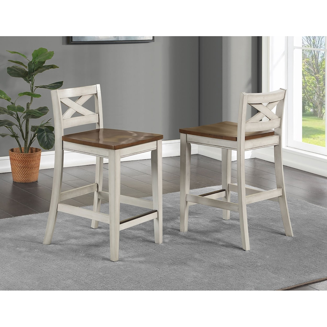 Prime Lindale 5-Piece Counter Dining Set