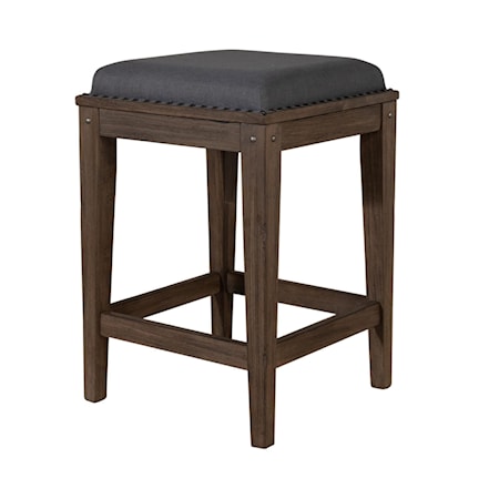 Upholstered Console Stool