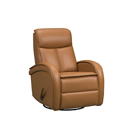 Casual Manual Swivel Glider Recliner with Track Arms