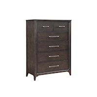 Contemporary 6 Drawer Bedroom Chest