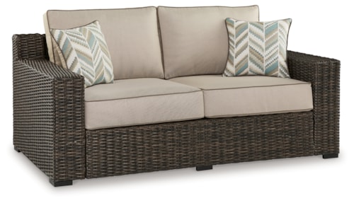 Outdoor Loveseat With Cushion
